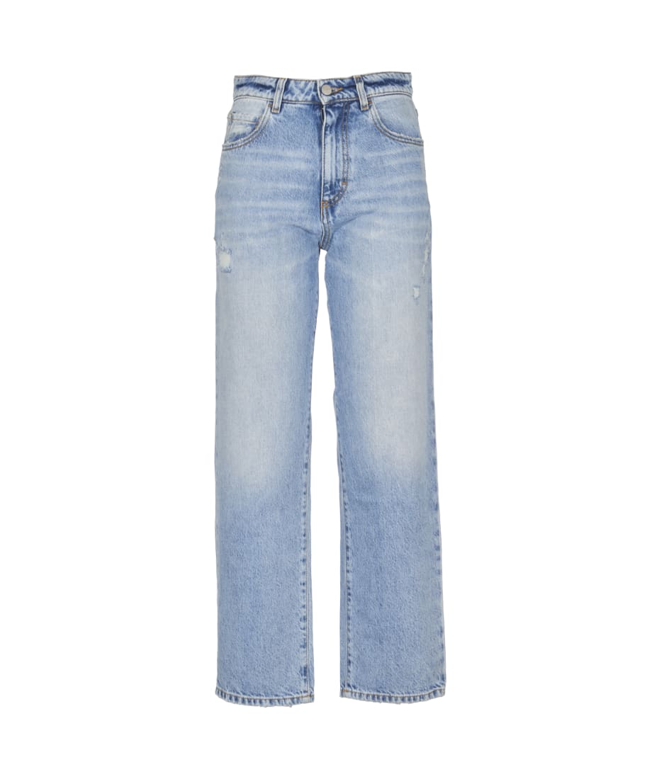 デニム・ジーパン ICON DENIM Women Denim Pants JILL ID8651 BLUE Jill - Women's Straight Leg Jeans | ICON DENIM Los Angeles
