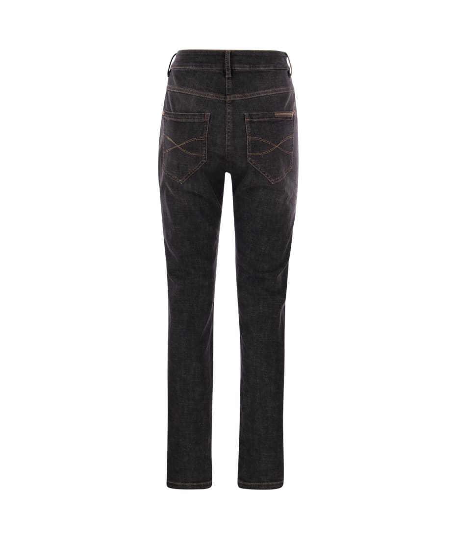 【送料&関税込】Brunello Cucinelli Slim Pants In Stretch Den Brunello Cucinelli Stretch Denim Slim Trousers | Saks Fifth