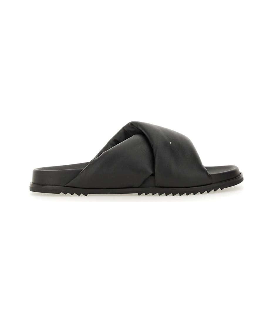 Rick Owens Leather Slide Sandal | italist