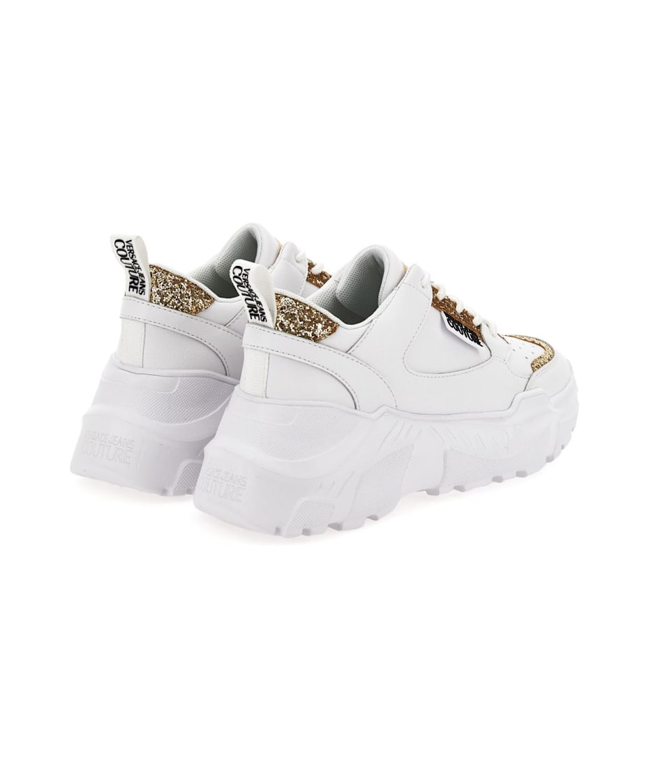 Versace Jeans Couture White Low Top Sneakers | italist