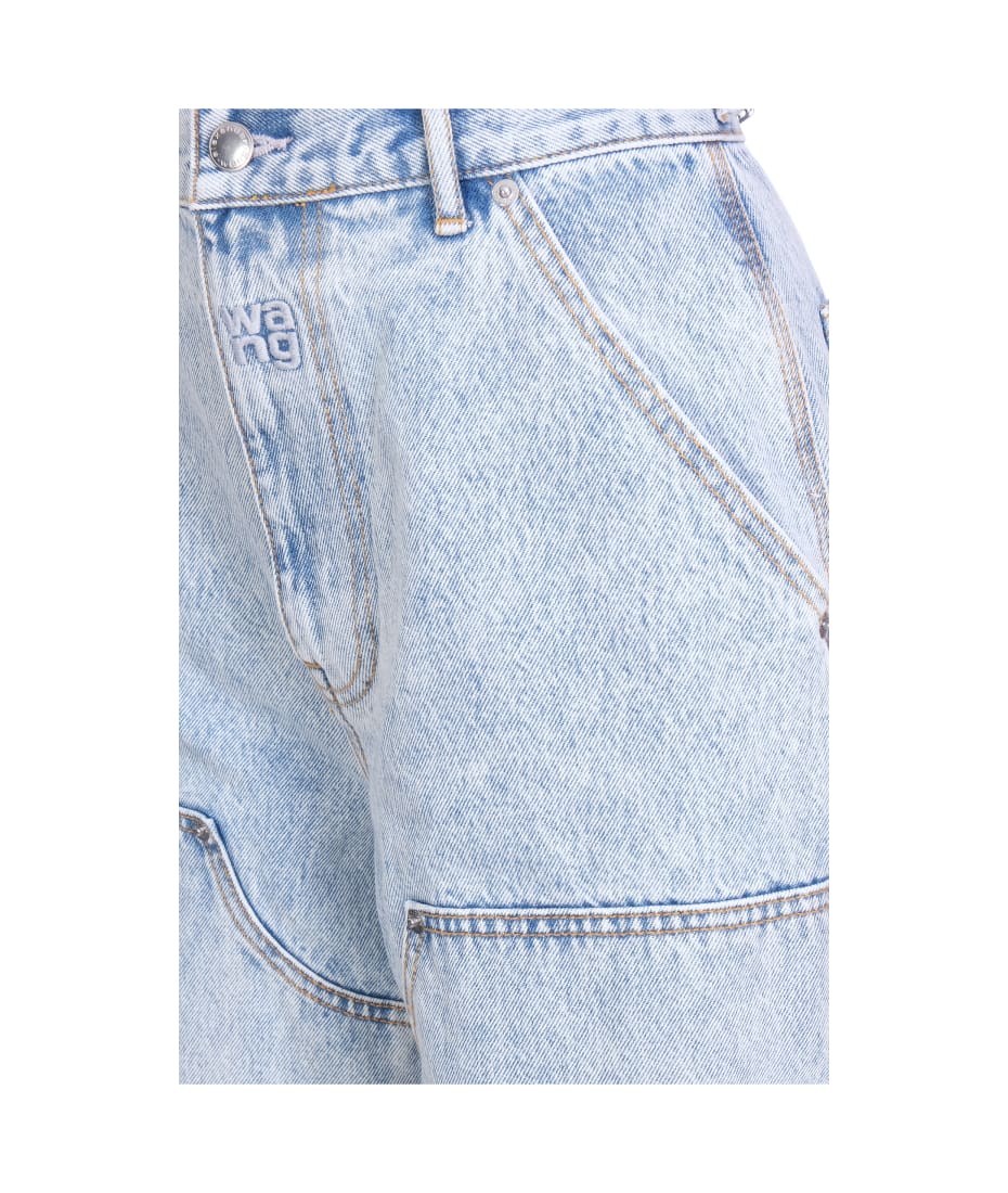 【送料&関税込】Alexander Wang Jeans In Cyan Denim Alexander Wang Jeans In Cyan Denim | italist