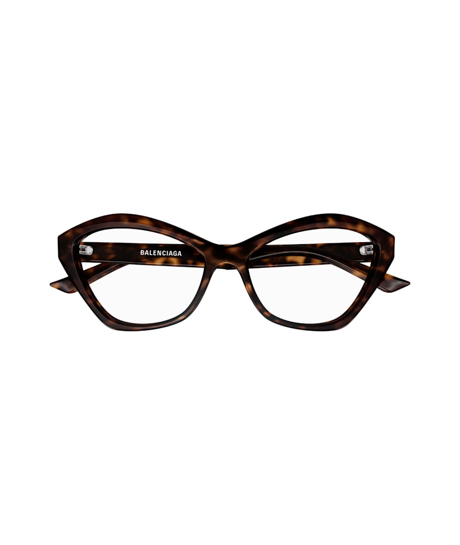 メガネ BALENCIAGA Balenciaga - BB0341O - 002 havana havana transpa Balenciaga BB0341O Eyeglasses 002 Dark Havana - eye-oo.com