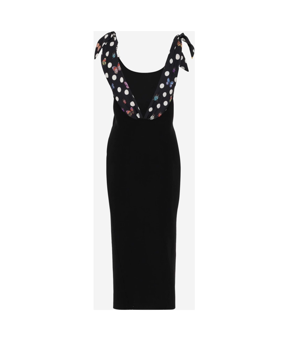 【送料&関税込】Versace Butterflies Medusa 95 Knit Midi Dres Versace Butterflies Medusa '95 Knit Midi Dress | italist