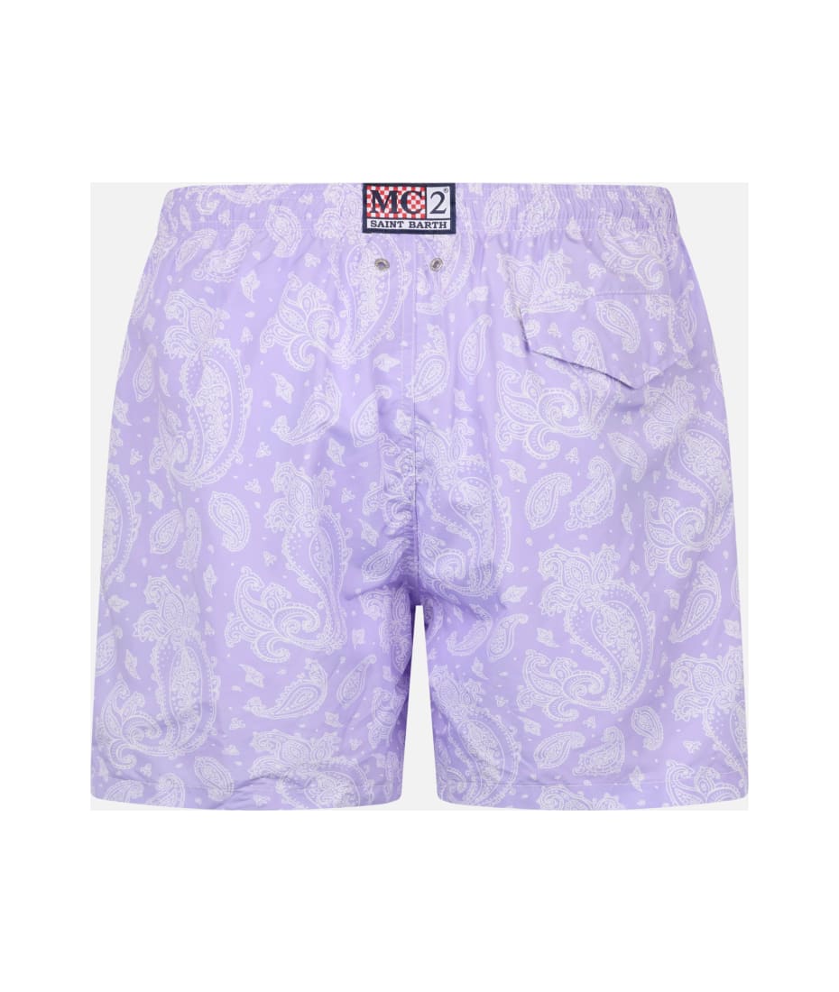 MC2 Saint Barth Man Lightweight Fabric Swim-shorts Lighting