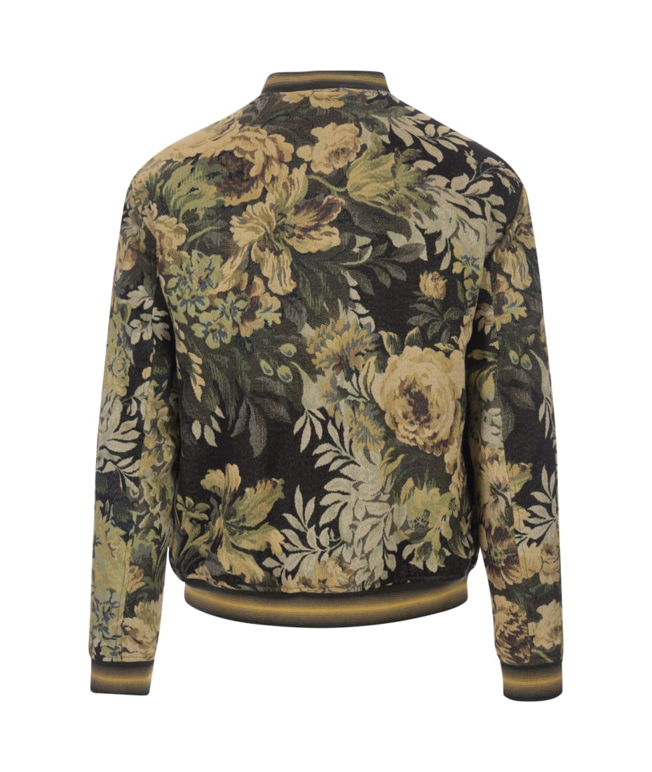 Etro Patterned-Jacquard Bomber Jacket