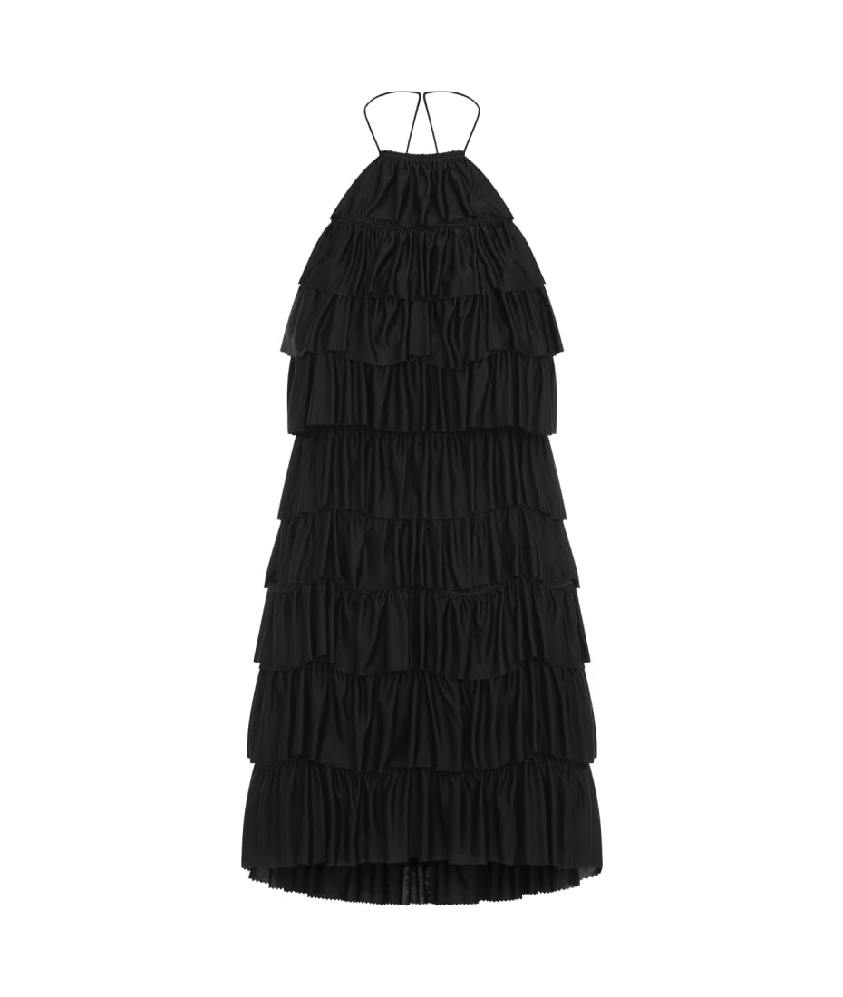 【TOM FORD】BLACK VISCOSE MINI DRESS Tom Ford Viscose Mini Dress | italist