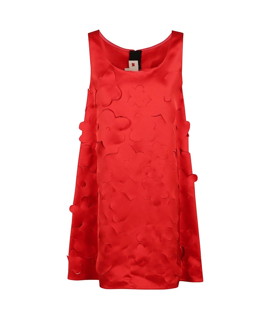 【送料&関税込】Marni Cut Out Detail Flared Duchess Satin Dr Flared duchess satin dress with cut out detail | Marni