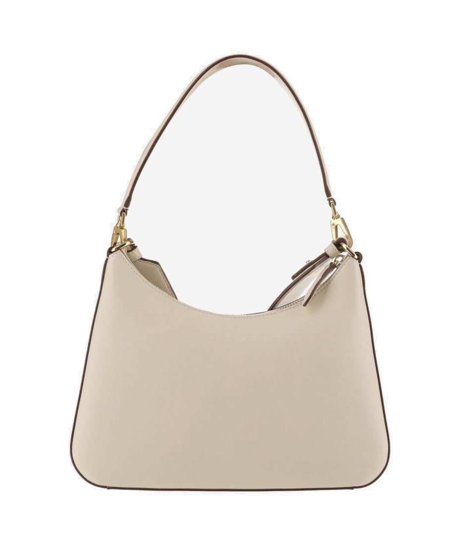 【Stella McCartney】Shoulder bag optic white ★関税送料込み Stella McCartney White Logo Shoulder Bag | REVERSIBLE