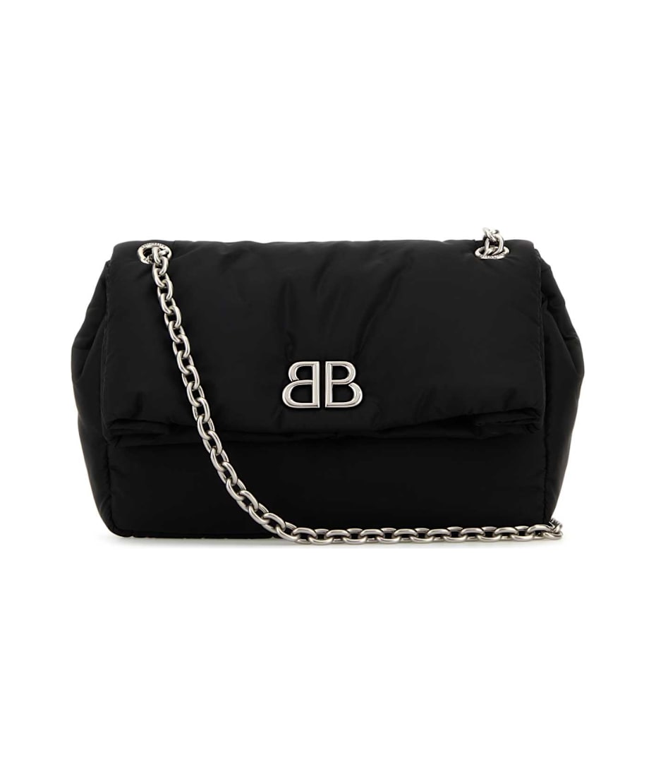 ショルダーバッグ Balenciaga Black Nylon Small Monaco Crossbody Bag 0400021318712_BLACK?wid=600&