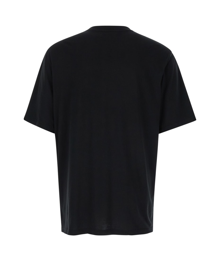 AMIRI Black T-shirt With Logo And Snake Print In Cotton Man