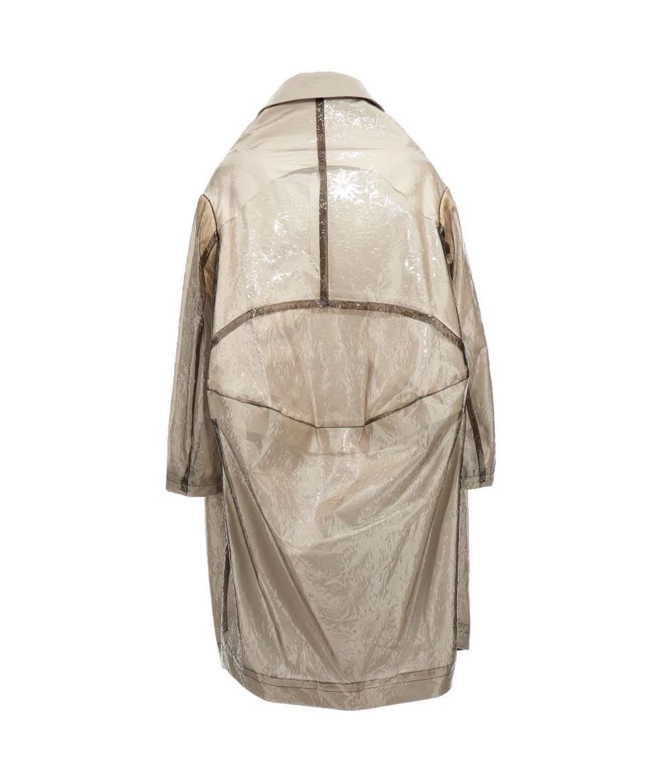 【関税込み】comme des garcons Oversize texture trench coat Comme Des Garçons Oversize Texture Trench Coat In Brown