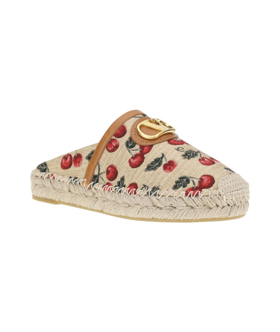 VALENTINO GARAVANI Cherryfic VLogo 60 エスパドリーユ 関送込 Valentino Garavani Vlogo Cherryfic Espadrilles Mules