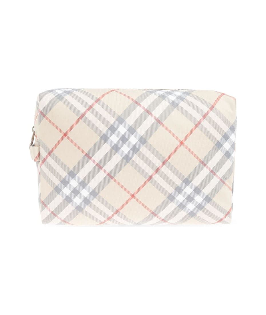 Burberry Checked Zipped Changing Pouch | italist