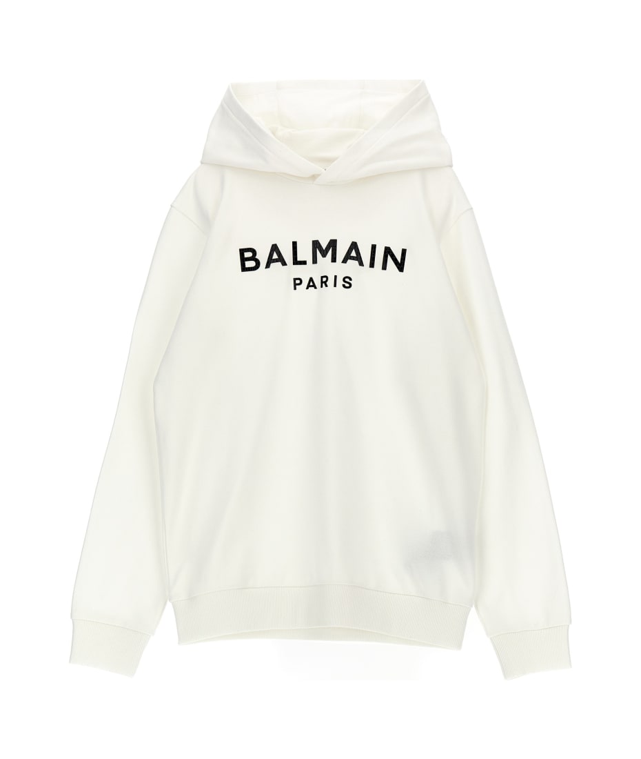 Balmain Logo Print Hoodie | italist