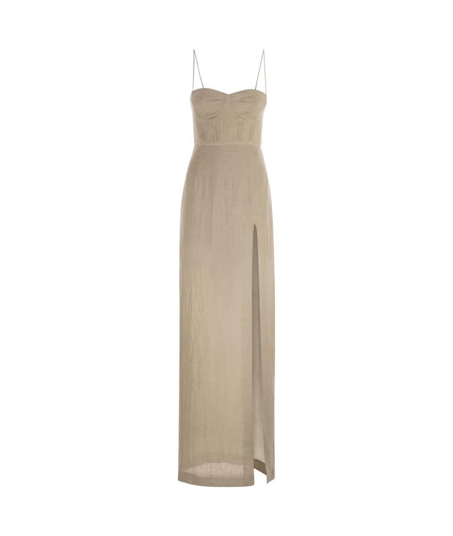 linen occasion dresses Boden Women's Occasion Short Linen Dress in White main image 1
