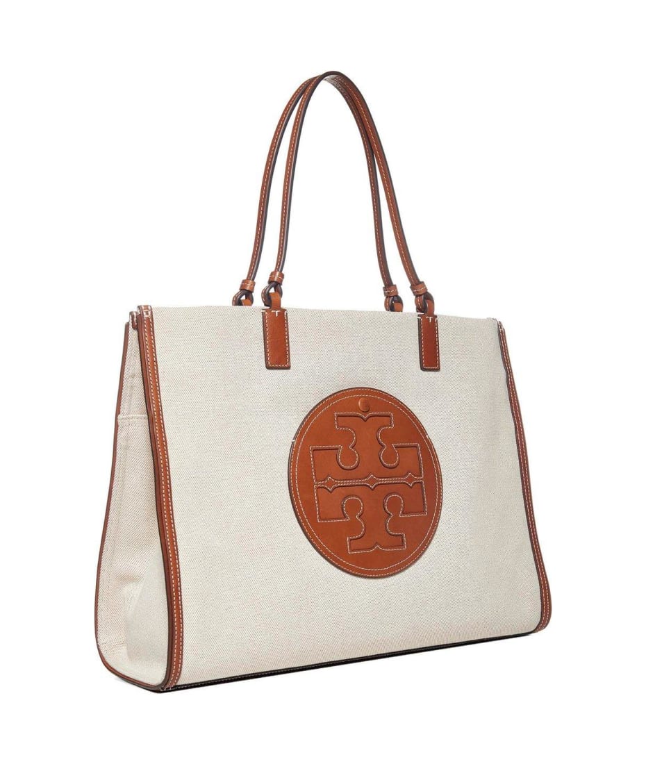 Tory Burch Ella Logo-patch Tote Bag | italist
