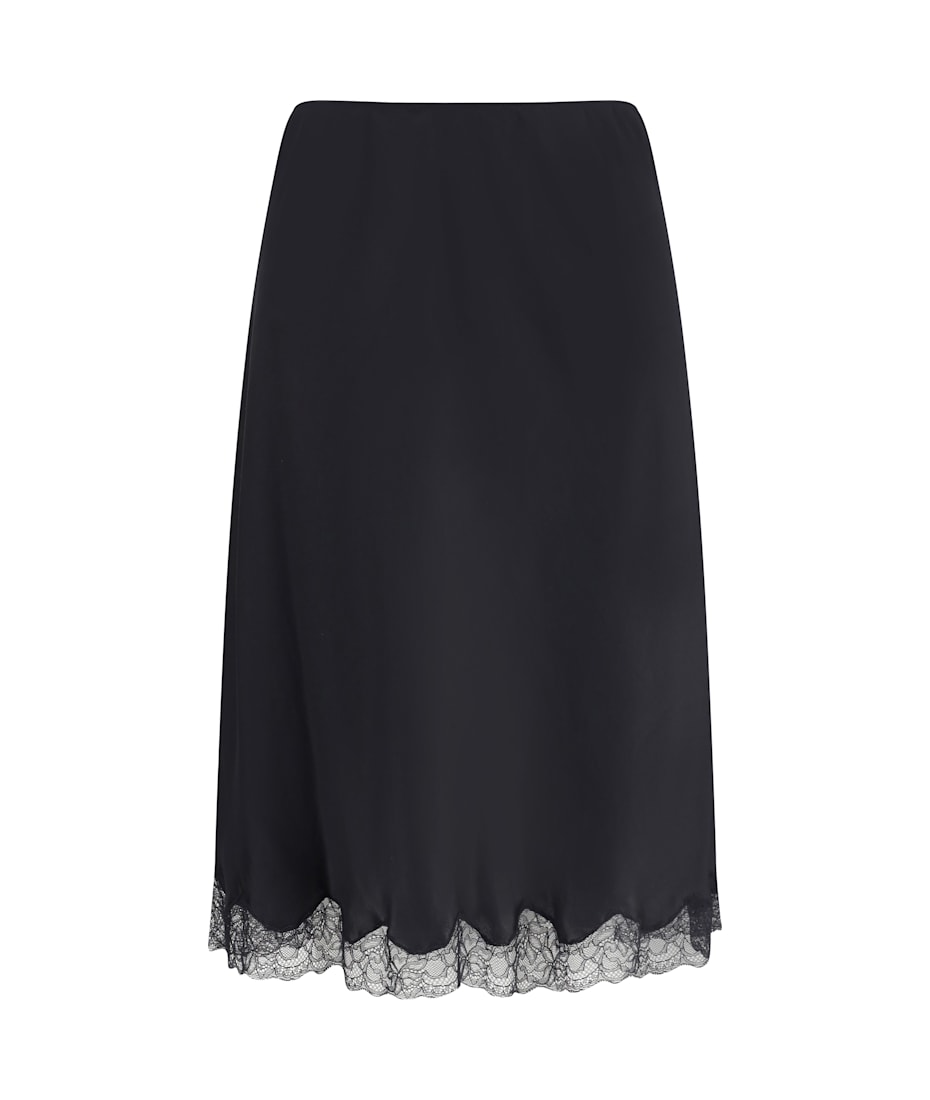 The Row Irene Midi Silk Skirt | italist