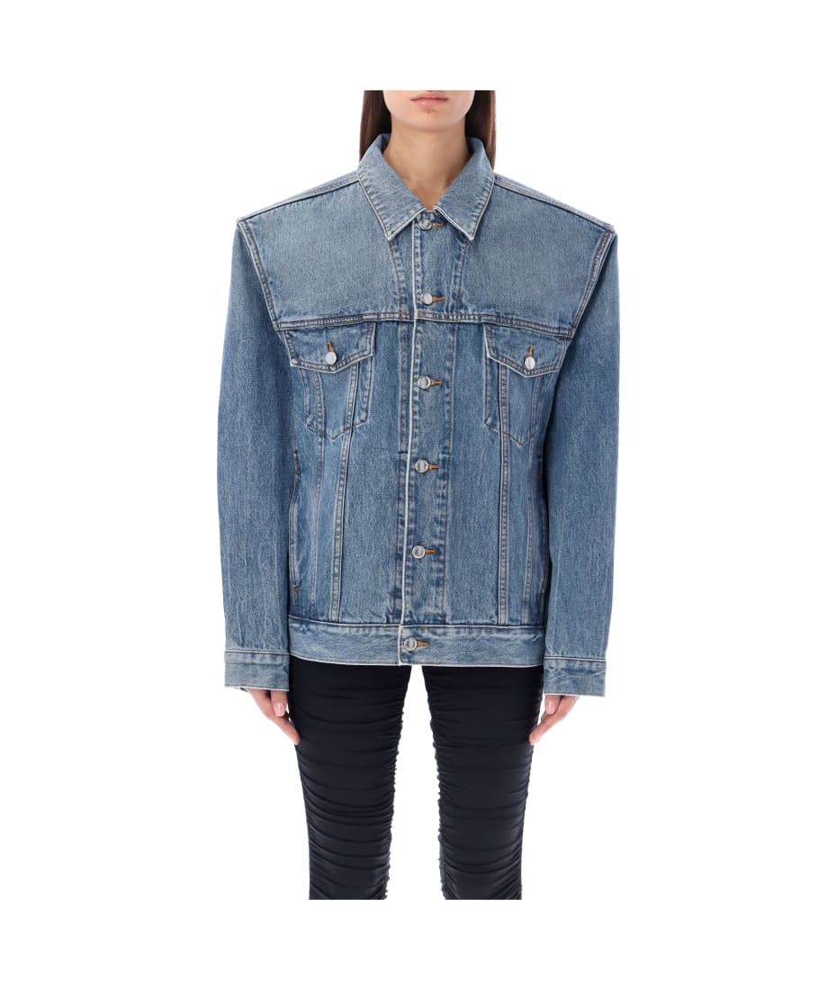 Alexander wang outlet oversized denim jacket