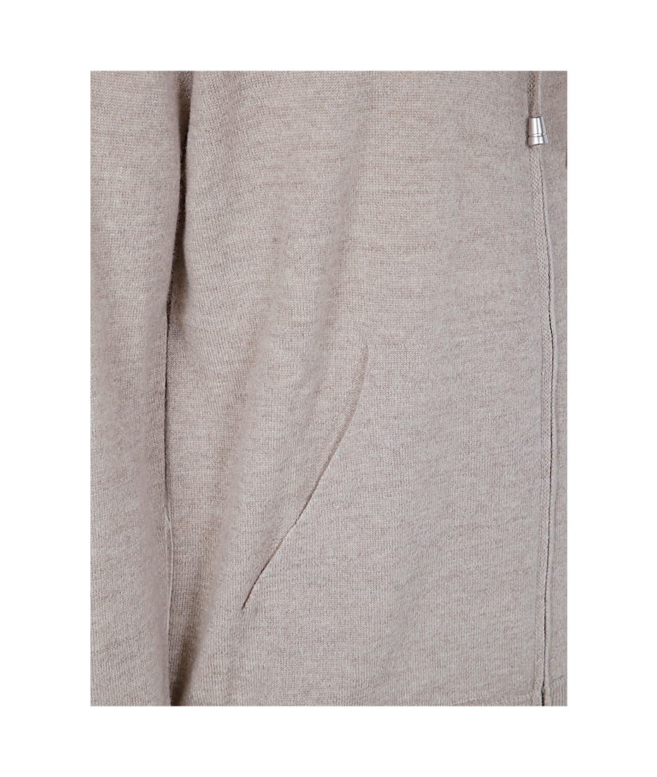 Filippo De Laurentiis Long Sleeves Cashmere Wool Full Zip