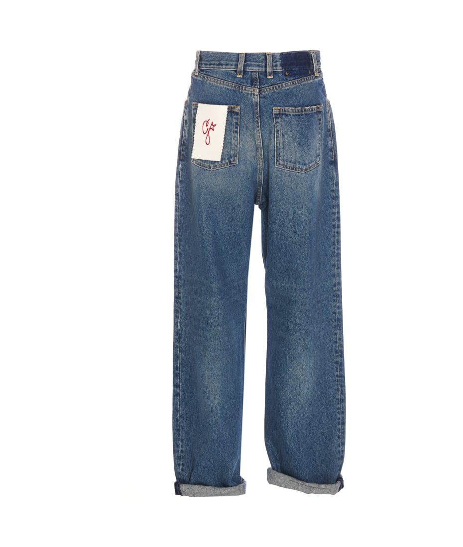デニム・ジーパン Golden  Deluxe Brand Kim Straight-Fit Jeans In Denim Golden Goose Kim Jeans | italist