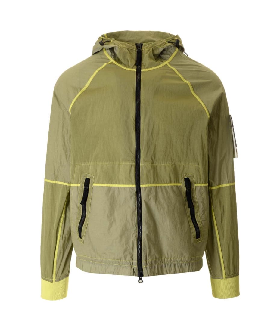 Stone Island Hooded Jacket In Iridescent Nylon Metal | italist, ALWAYS LIKE  A SALE