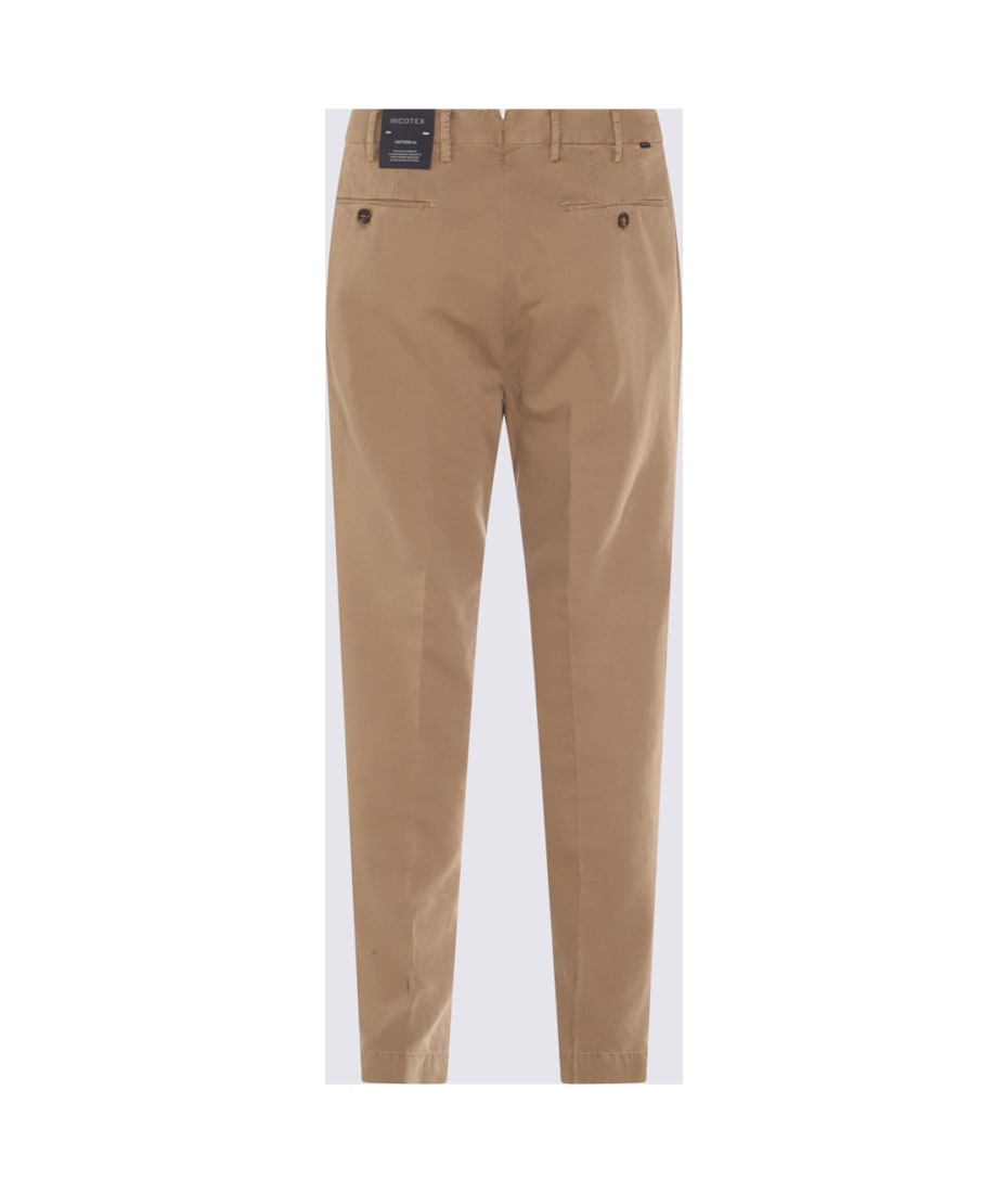 パンツ INCOTEX BEIGE COTTON PANTS Incotex Beige Cotton Pants | italist