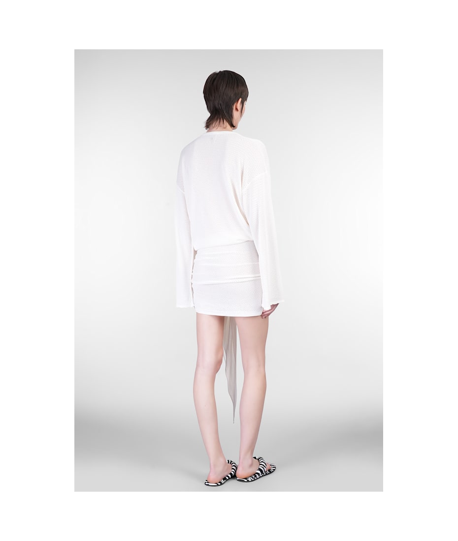 ワンピース THE ATTICO Woman Dress White 237WCA239KWV001 507 The Attico Dress Woman In White Viscose | italist