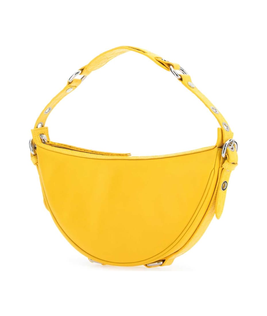 トートバッグ by FAR Yellow leather Gib shoulder bag BY FAR Yellow Leather Gib Shoulder Bag | italist