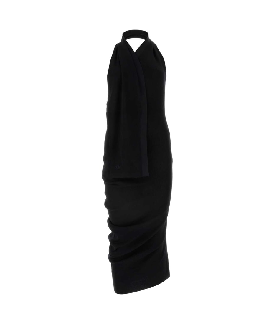 ワンピース FENDI BLACK COTTON BLEND DRESS Fendi Black Cotton Blend Dress | italist