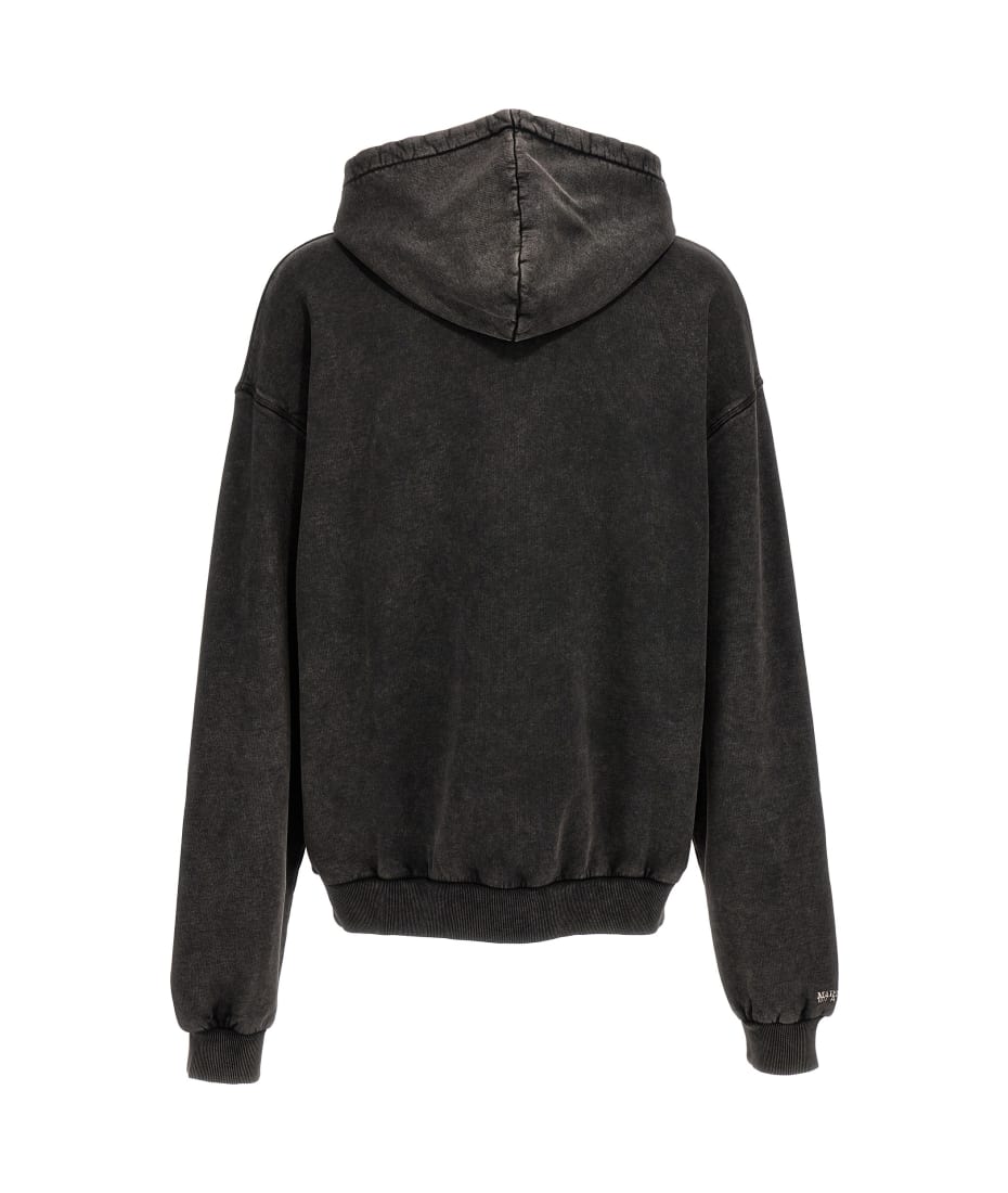 トップス 1017 ALYX 9SM - damage big hoodie 1017 ALYX 9SM Distressed Pullover Hoodie | Black | FARFETCH