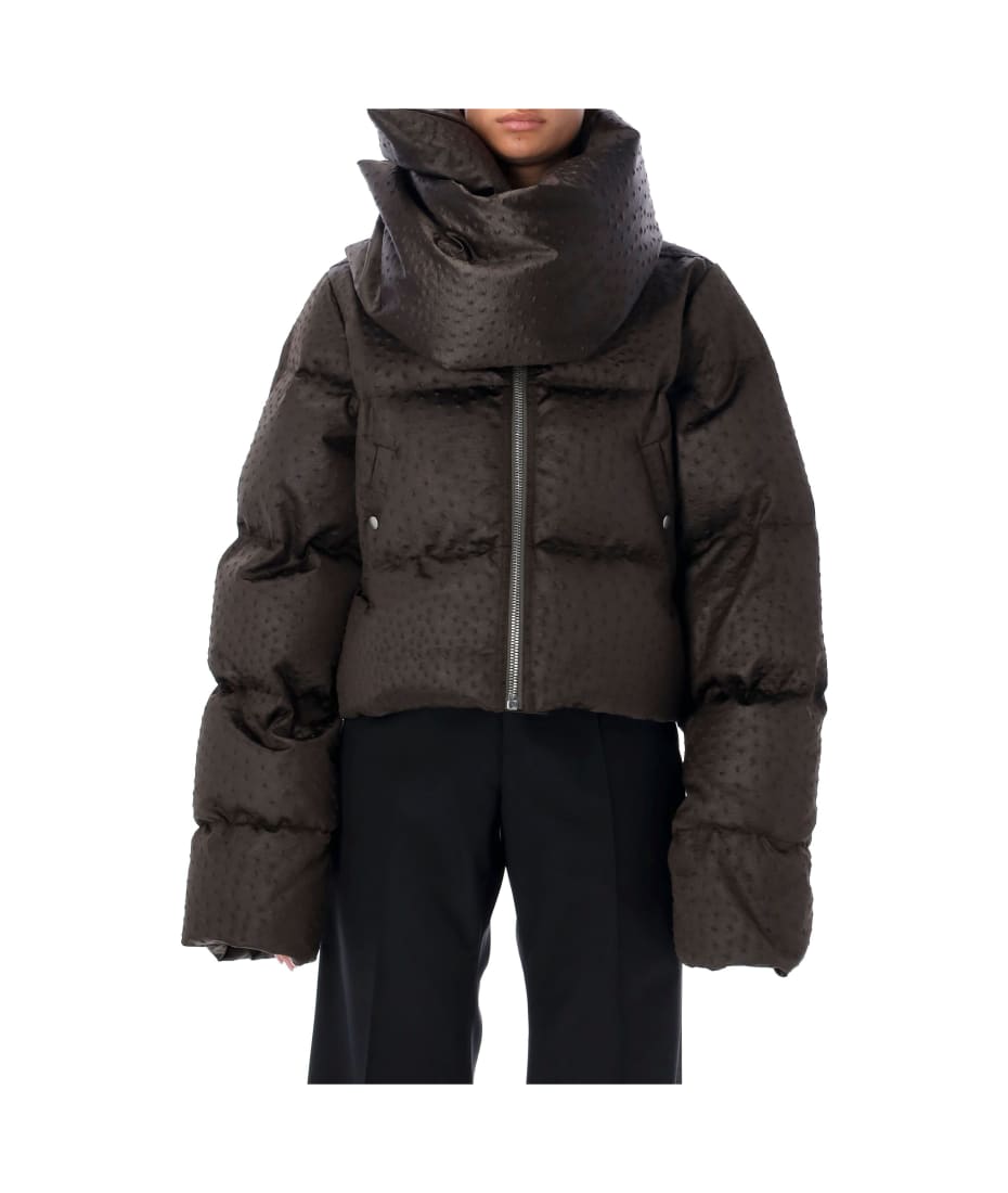 Rick Owens Funnel Neck Down Jacket italist
