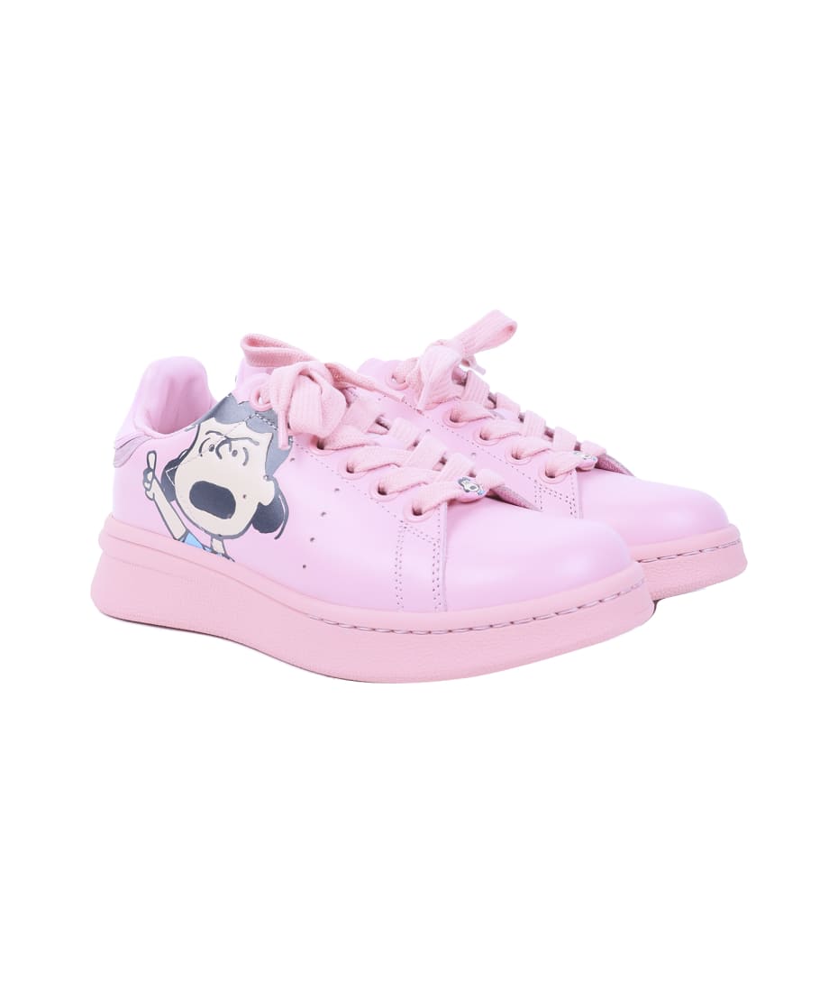 MARC JACOBS×PEANUTSレザースニーカー37 ピンク MARC JACOBS×PEANUTSレザースニーカー37 ピンク