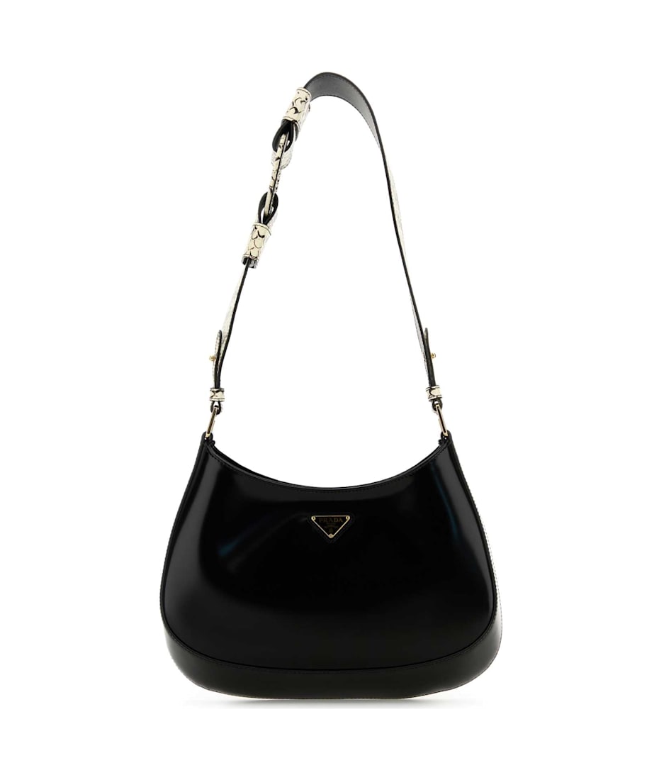 ショルダーバッグ・ポシェット PRADA Black leather Cleo shoulder bag Black Prada Cleo brushed leather shoulder bag | PRADA