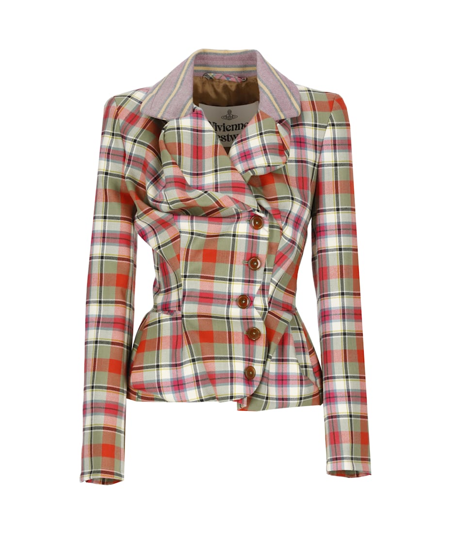 Vivienne Westwood★Drunken Jacket Drunken cotton jacket in grey - Vivienne Westwood | Mytheresa