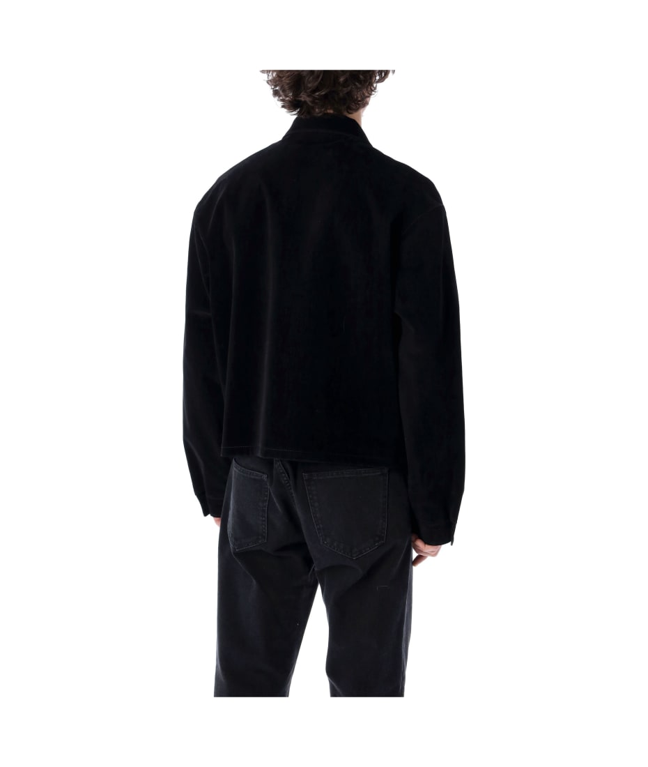 Prada Velvet Denim Jacket | italist Prada Velvet Denim Jacket | italist