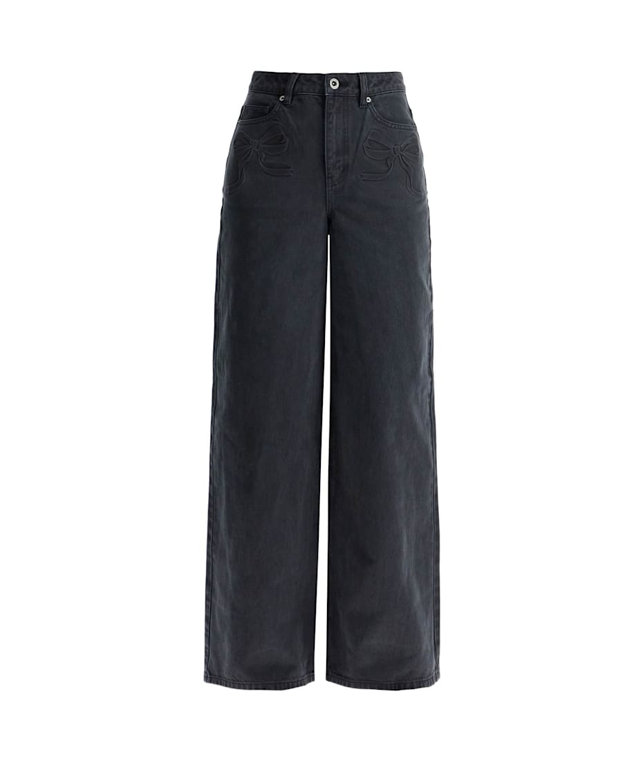 デニム・ジーパン Self-Portrait Wide Leg Gray Jeans self-portrait Wide Leg Gray Jeans | italist