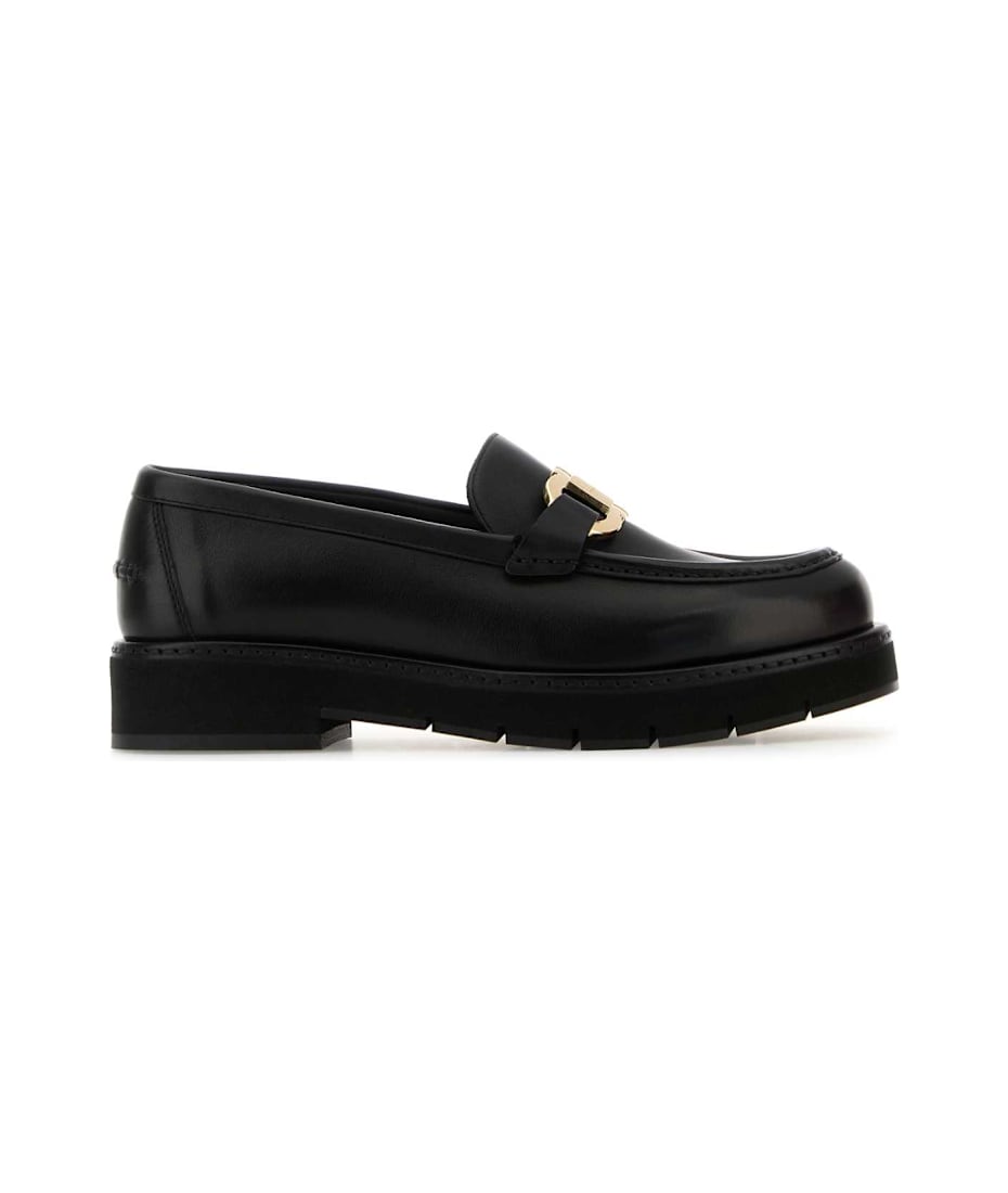 ローファー・オックスフォード SALVATORE FERRAGAMO Black Leather Maryan Loafers Ferragamo Black Leather Maryan Loafers | italist