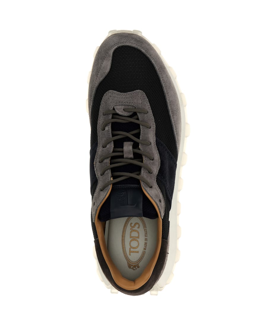 Tod's 1t Suede And Fabric Sneakers | italist