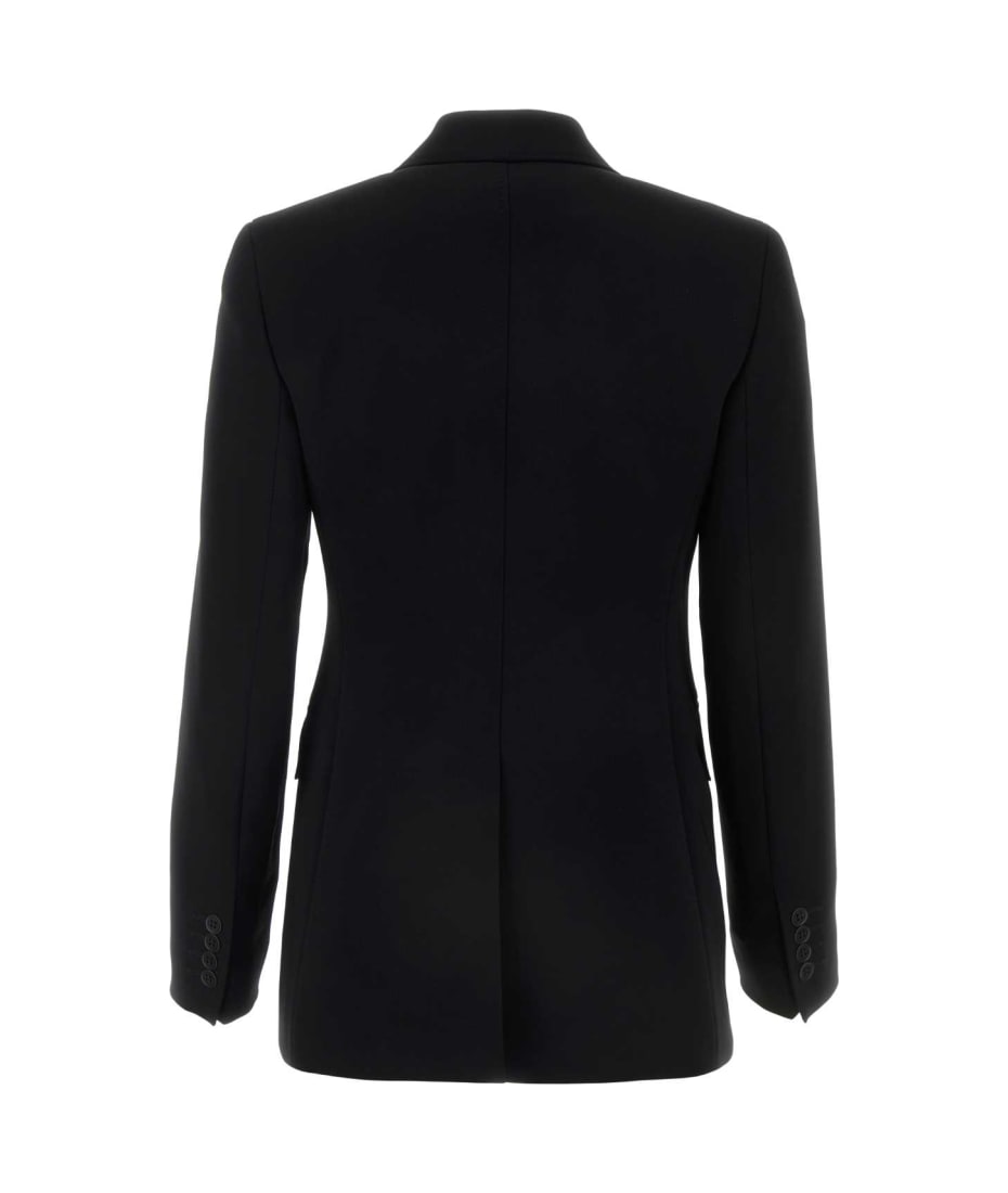 【送料&関税込】Max Mara Studio Black Triacetate Blend Pagin Max Mara Studio Black Triacetate Blend Link Blazer | italist