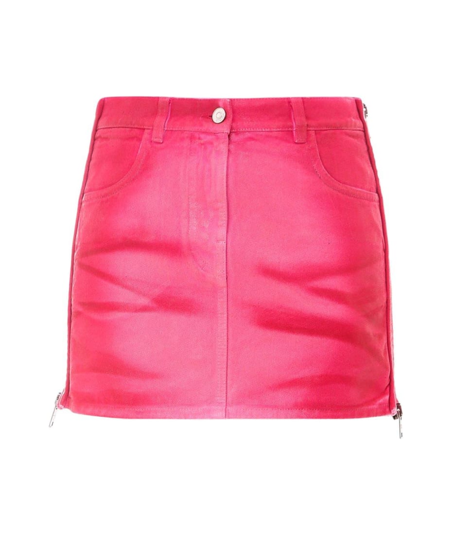 ミニスカート GIVENCHY SS25 Givenchy Skirt (BW40XR4ZPL 224) Givenchy Zipped Mini Denim Skirt | italist