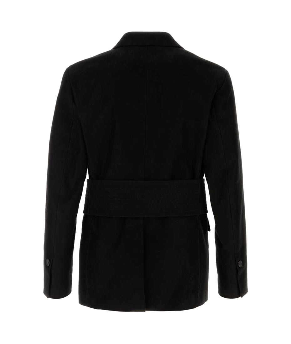 Ferragamo Black Cotton Blazer | italist