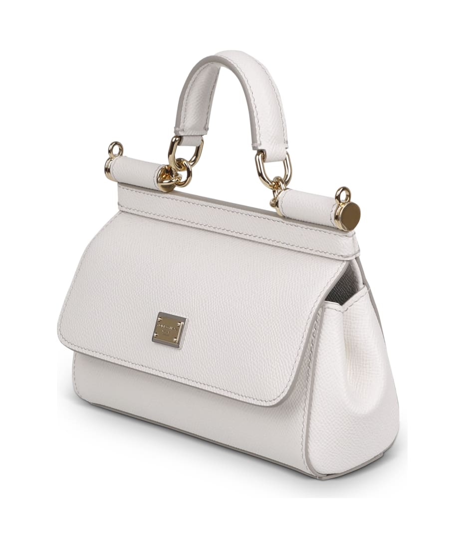 Small Sicily handbag in White for Women | Dolce&Gabbana®