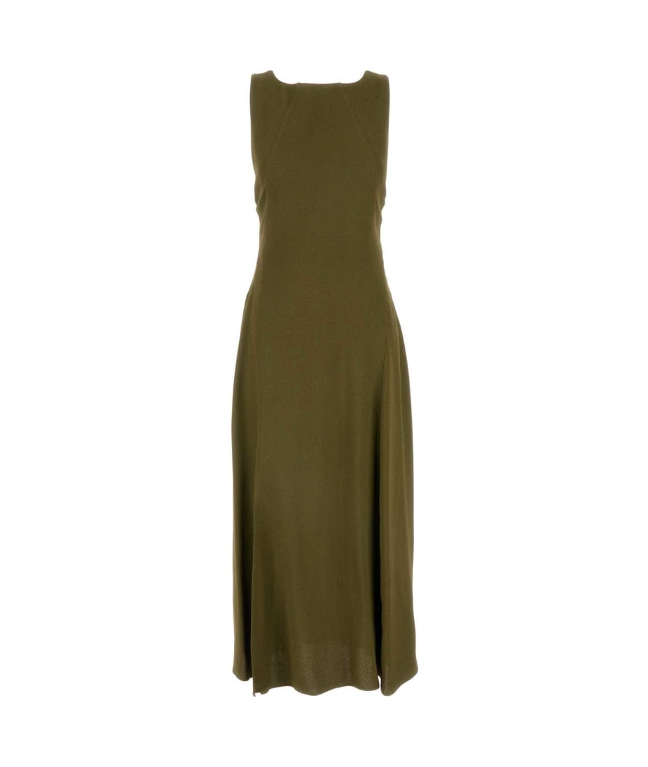 ワンピース FENDI Olive Green Sabl?? Dress Fendi Olive Green Sablã© Dress | italist