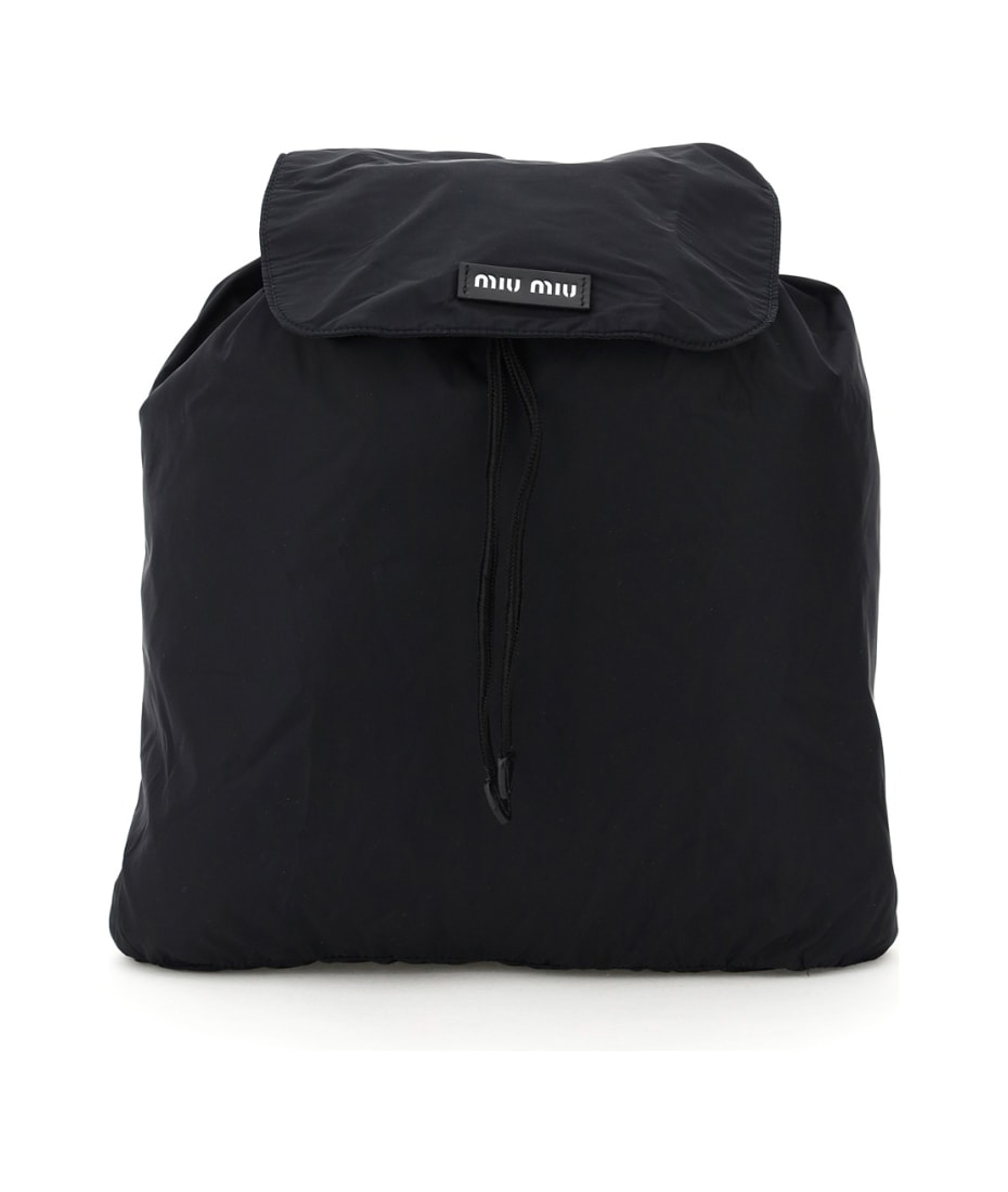 Miu Miu Packable Nylon Backpack | italist