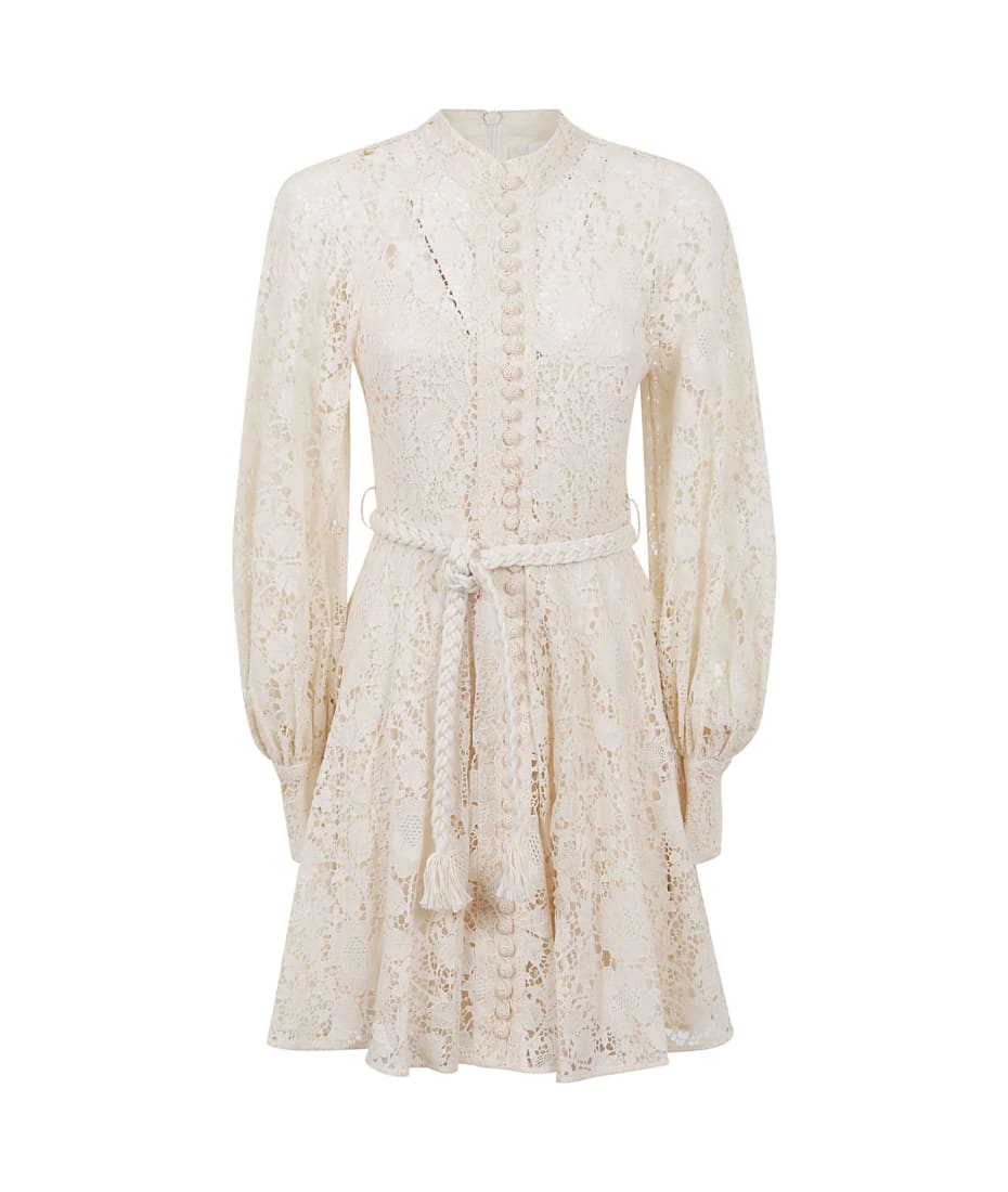 ウェア off-white&champion Zimmermann Cassia Lace Short Dress | italist