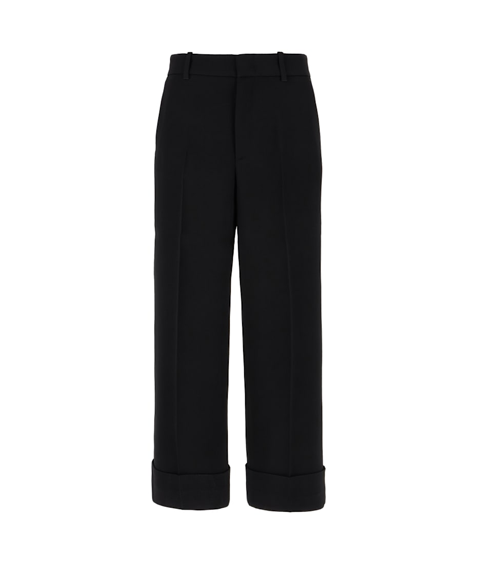 【送料&関税込】Gucci Black Viscose Blend Pant Gucci Black Viscose Pants | italist