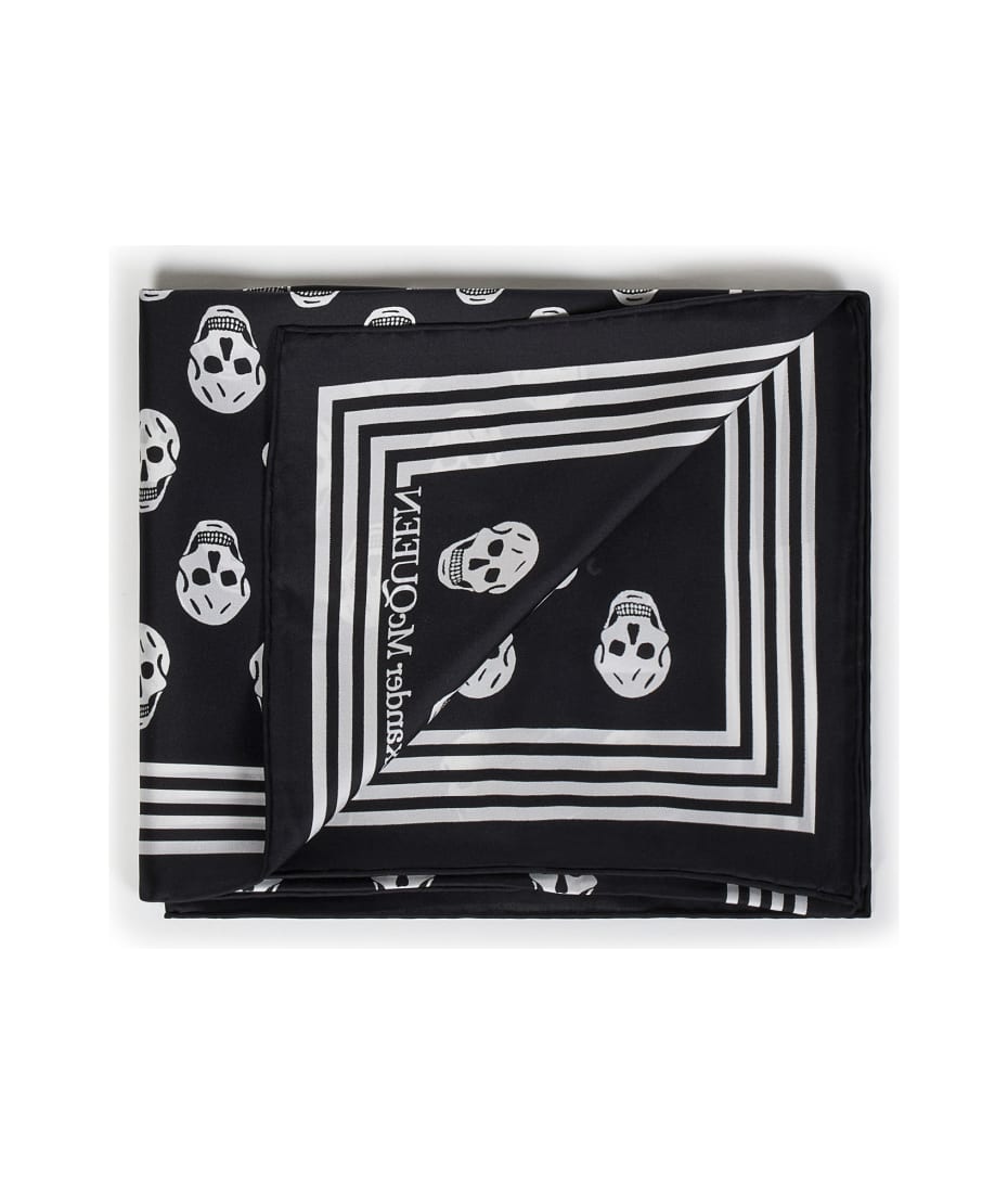 【関税込み】Chiaroscuro Biker Scarf - Alexander McQueen - Tw Alexander McQueen Biker Scarf | italist