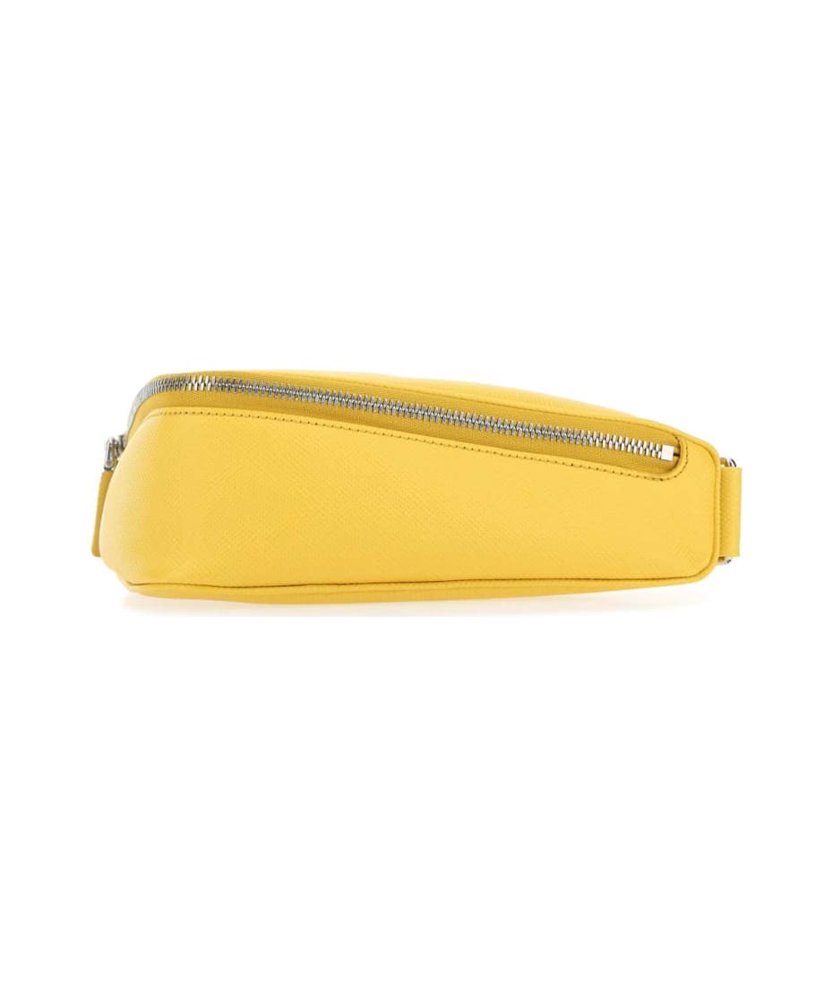 ショルダーバッグ Prada Yellow leather belt bag Prada Yellow Leather Belt Bag | italist