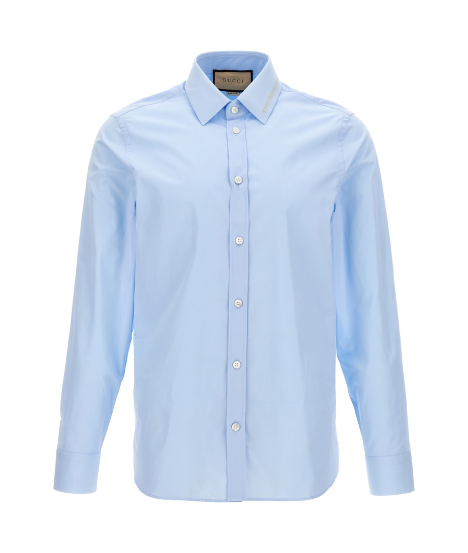 Gucci Logo Embroidery Shirt | italist