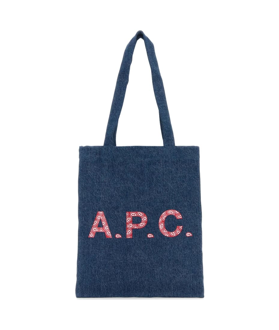 【関税&送料込】A.P.C. Denim Lou Shopping Bag A.P.C. Lou Shopping Bag | italist